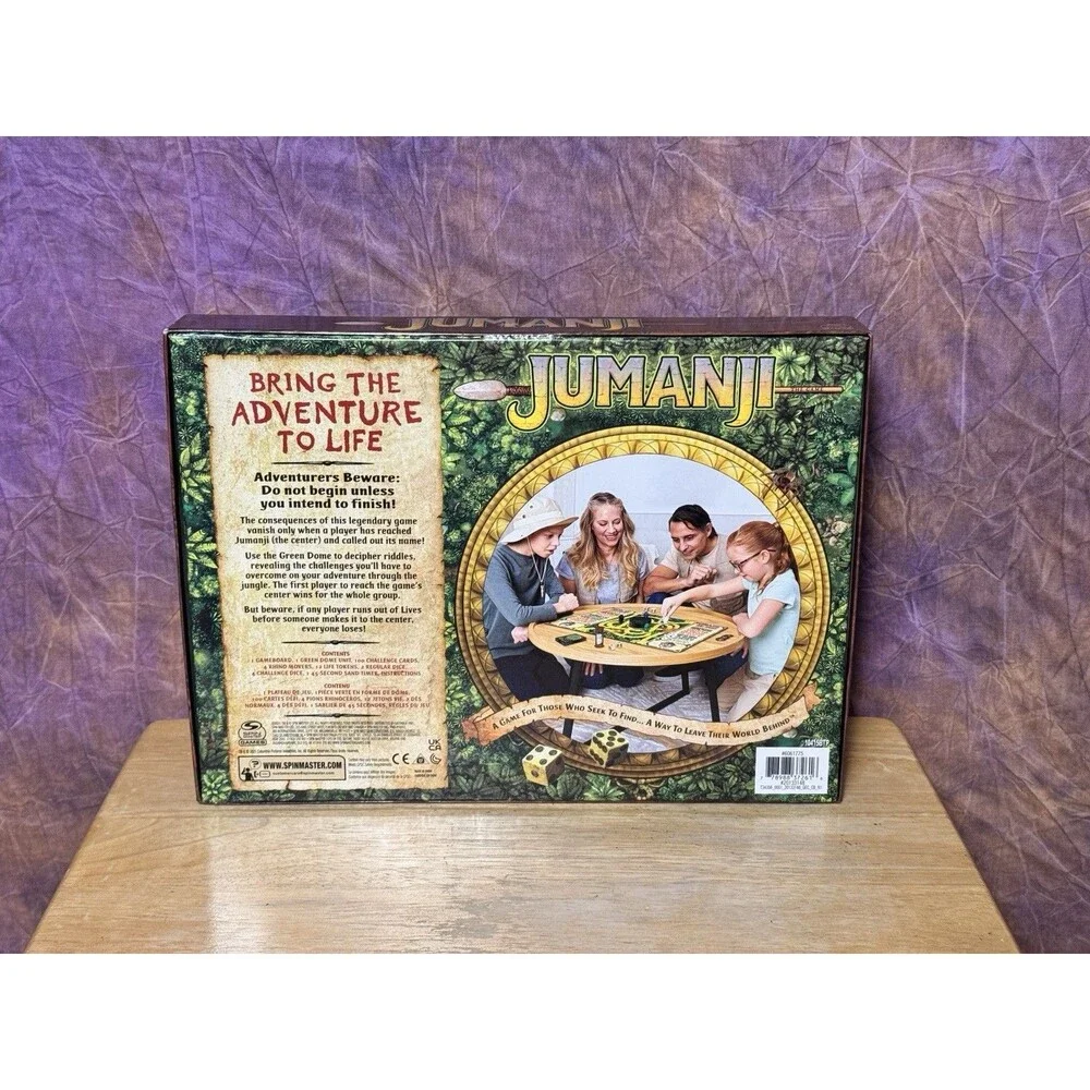 Spin Master - Jumanji - The Action-Packed Family Game for 2-4 Brave Adventurers